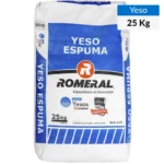 Yeso Espuma Romeral 25Kg